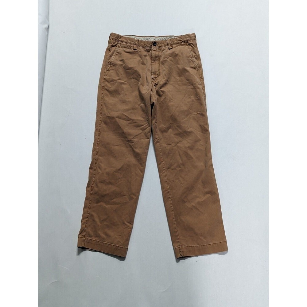 Haggar Men's 34 x 32 Relaxed straight leg Khakis made with repreve